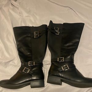 Torrid Black Knee High Boots - Wide Width Extra Wide Calves